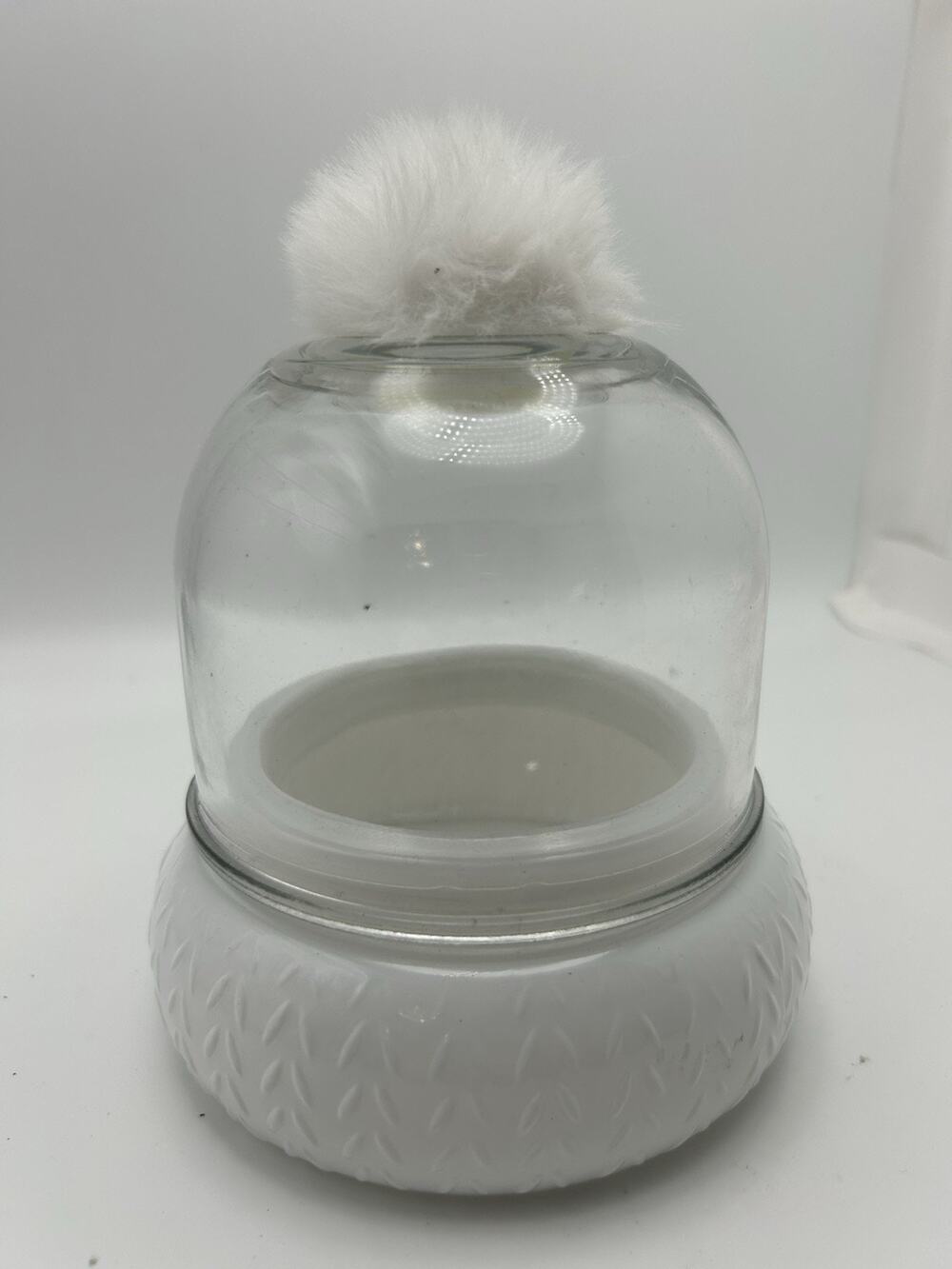 Glass Jar With Beanie Type Lid.target Bullseye 2022